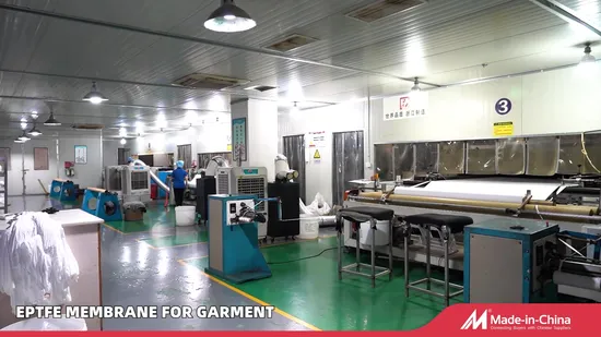 100% Eptfe Membrane for Filtration PTFE Membrane Air Filter Dust Collector Air Purification