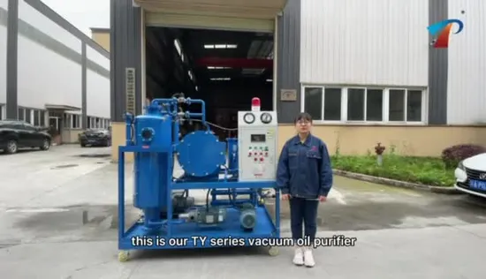 Low Cost Vacuum Turbine Oil Water Separator (TY Series)