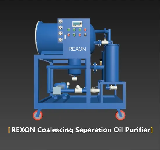 Coalescing Separator Oil Filter for Light Fuel Cleaning Treatment