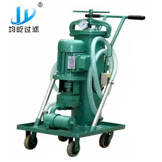 Small Fuel Oil Super Micron Filtration Filter Trolley 