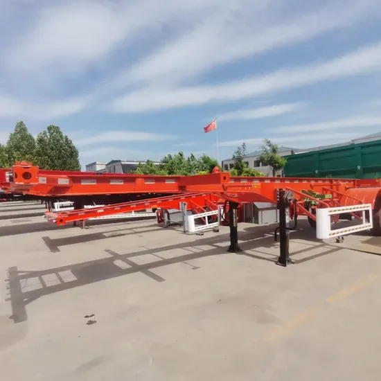 Good Quality Skeleton Truck Semi Trailer for Sale 