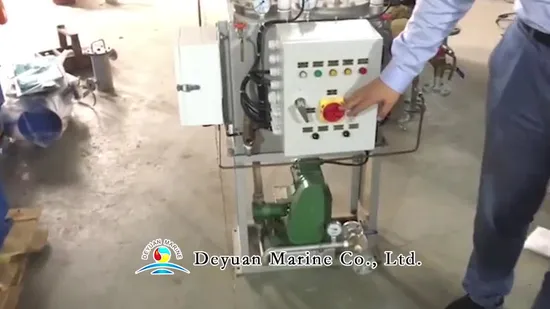 Marine 15ppm Bilge Water Separator Oil and Water Separator (OWS) for Vessel 