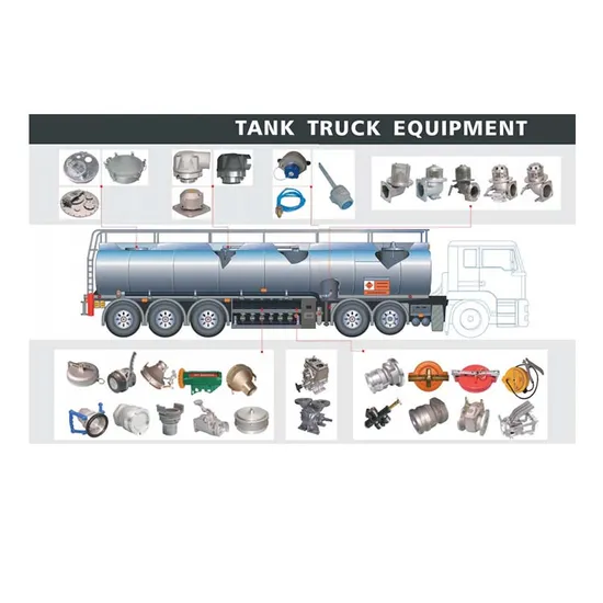 Factory Supply Aluminum and Carbon Steel Oil Fuel Tanker Truck Spare Parts 